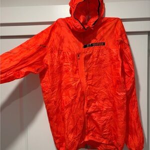 Adidas Terrex M ultralight windbreaker trailrunning Vibrant Orange Jacket